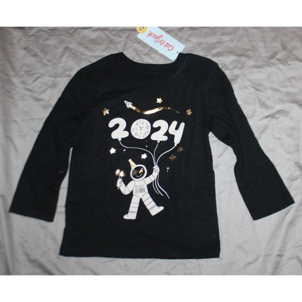 Boys Cat And Jack Be thankful Long Sleeve T Shirt Size 2T